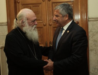 Με τον Αρχιεπίσκοπο Αθηνών Ιερώνυμο συναντήθηκε ο Γ.Πατούλης